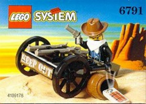 Zestaw LEGO Bandit's Wheelgun (Western)