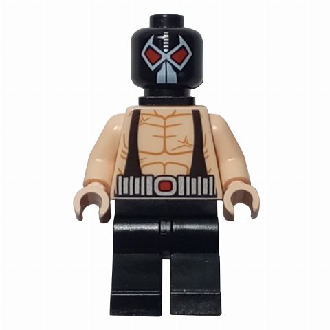 Minifigurka Bane, Black Head, Light Nougat Hands, Neck Bracket