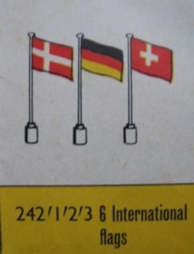 Zestaw LEGO® 6 International Flags -1- (System)