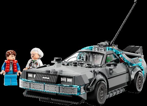 Zestaw LEGO Time Machine from Back to the Future (Speed Champions)