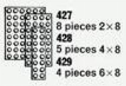 Zestaw LEGO® 5 Plates 4 x 8 (The Building Toy) (System)