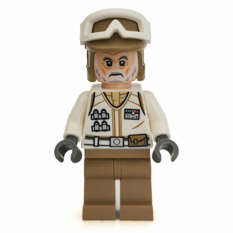 Minifigurka Rebel Trooper in Hoth Uniform, Dark Tan Hat, White Beard