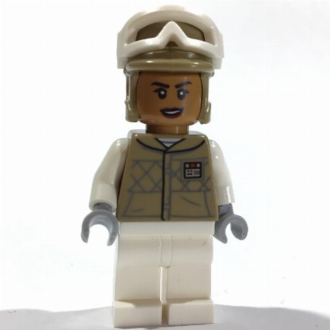 Minifigurka Rebel Trooper in Hoth Uniform, Dark Tan Hat, Medium Nougat Head