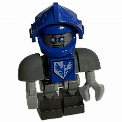 Minifigurka Clay Bot with Blue Helmet and Visor