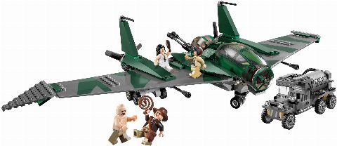 Zestaw LEGO Fight on the Flying Wing (Indiana Jones)