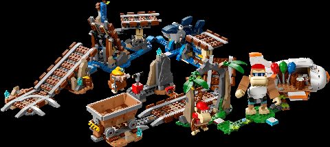 Zestaw LEGO Diddy Kong's Mine Cart Ride Expansion Set (Super Mario)