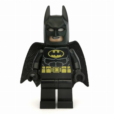 Minifigurka Batman, Black Suit, Black Cape and Cowl, Yellow Batman Logo (39444 Cape)