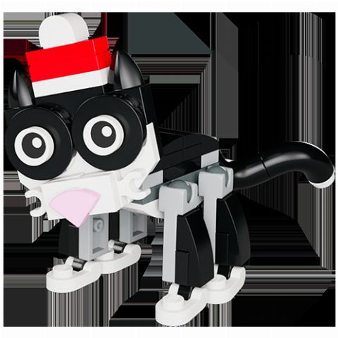 Zestaw LEGO® 5x Festive Cats (Seasonal)