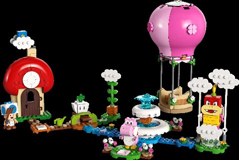Zestaw LEGO Peach's Garden Balloon Ride Expansion Set (Super Mario)