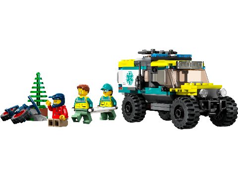 Zestaw LEGO® 4x4 Off-Road Ambulance Rescue (City)