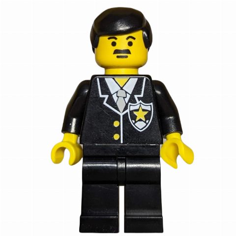 Minifigurka Police - Sheriff, Black Suit