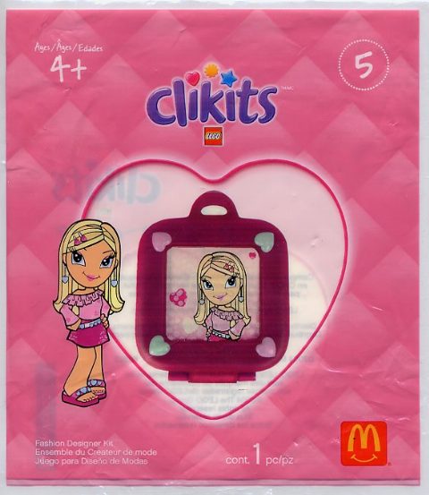 Zestaw LEGO Fashion Designer Kit 5: Hearts Jewelry Box (Clikits)