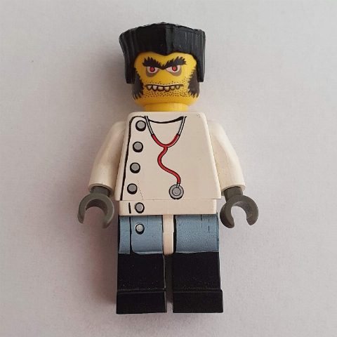 Minifigurka Mad Scientist, Dark Gray Hands