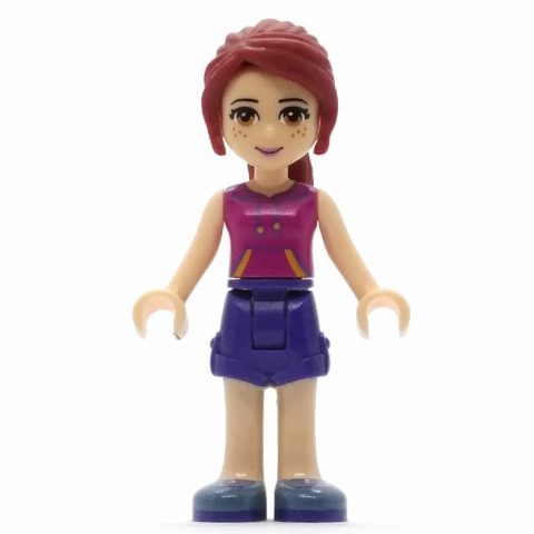 Minifigurka Mia - Magenta Top, Dark Purple Skirt