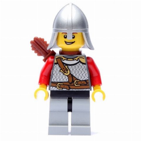 Minifigurka Lion Knight, Archer, Helmet, Quiver