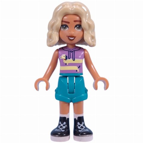 Minifigurka Nova - Medium Lavender Top, Dark Turquoise Shorts
