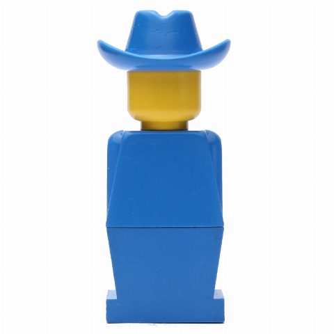 Minifigurka LEGOLAND Blue Torso, Blue Legs, Blue Cowboy Hat