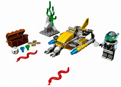 Zestaw LEGO Deep Sea Treasure Hunter (Aquazone)