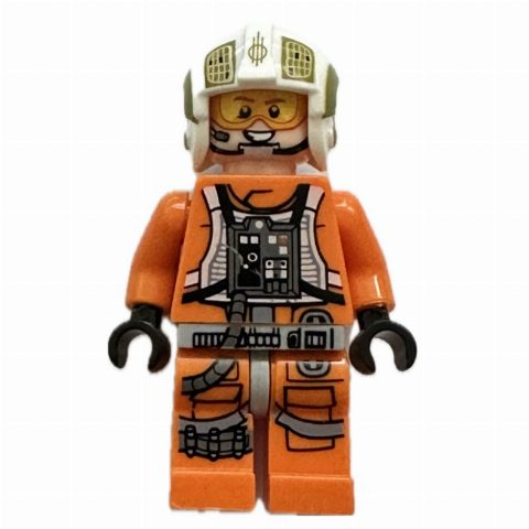 Minifigurka Dutch Vander / Rebel Pilot Y-wing, Printed Legs, Visor