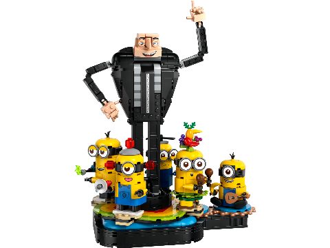 Zestaw LEGO Brick-Built Gru and Minions (Despicable Me 4)