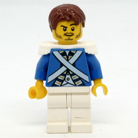 Minifigurka Soldier (Bluecoat) - Sergeant, Stubble