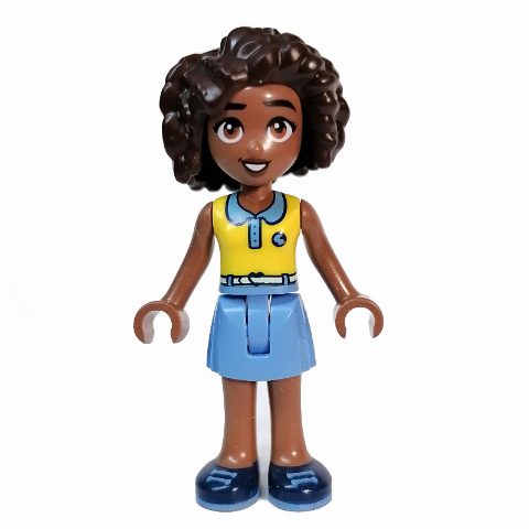 Minifigurka Aliya - White Top, Medium Blue Skirt