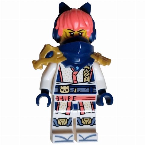 Minifigurka Sora, Dark Blue Shoulder Armor and Mask