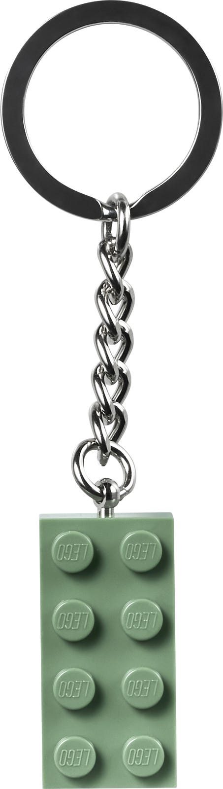 Zestaw LEGO Sand Green Brick Key Chain (Gear)