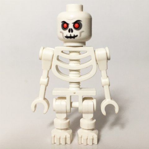 Minifigurka Skeleton, Red Eyes