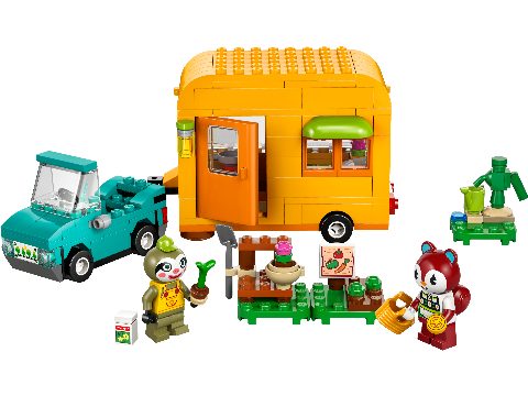 Zestaw LEGO Leif's Caravan & Garden Shop (Animal Crossing)