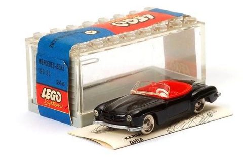 Zestaw LEGO® 1:87 Mercedes 190 SL with Garage (System)