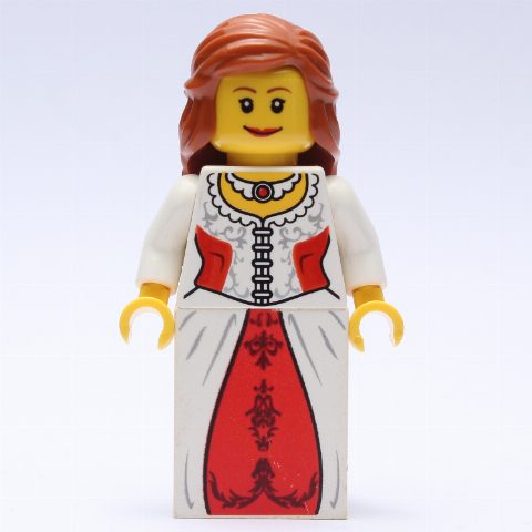 Minifigurka Maiden (Kingdoms) - Dark Orange Hair
