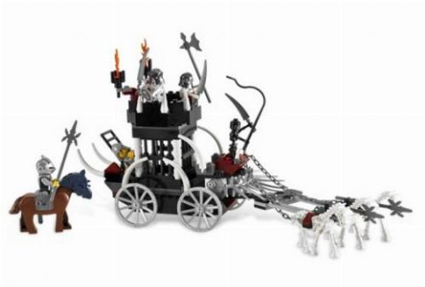 Zestaw LEGO Skeletons' Prison Carriage (Castle)