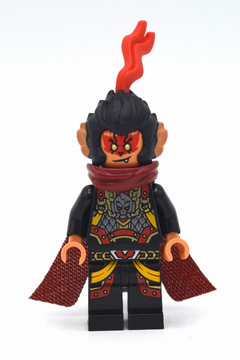 Minifigurka Evil Macaque, Dark Red Cape, Straight Tail