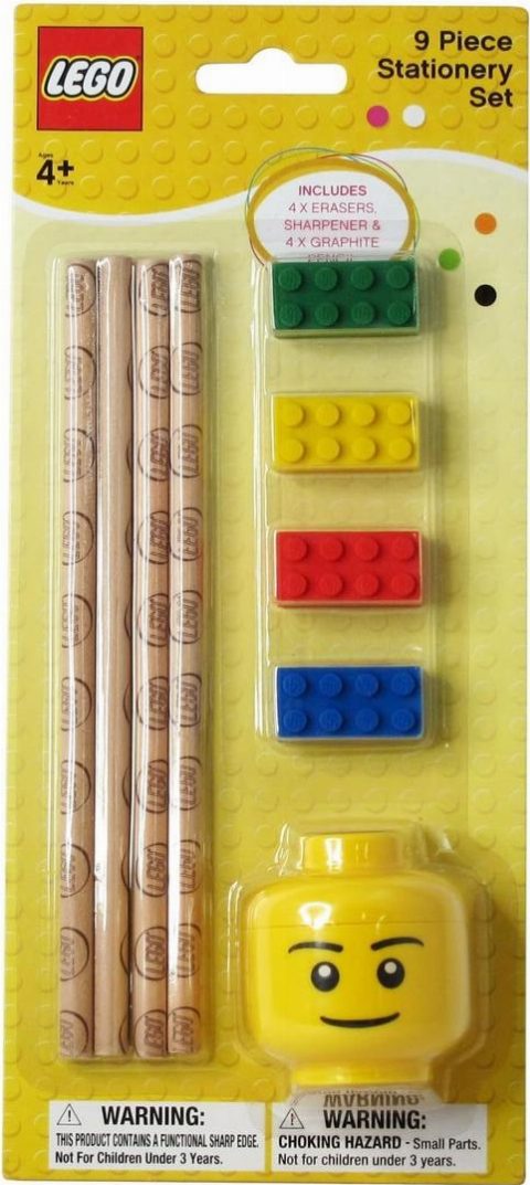 Zestaw LEGO® 9 Piece Stationery Set (Gear)