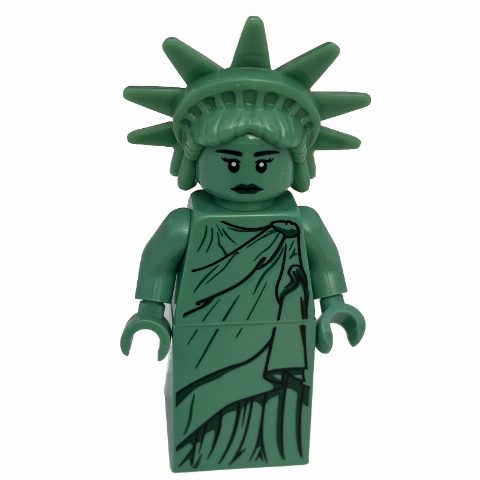 Minifigurka Lady Liberty (3626c Head) - Rubber Crown
