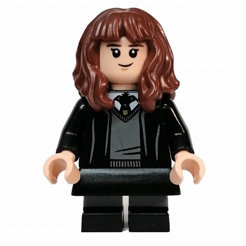 Minifigurka Hermione Granger, Gryffindor Robe Open with Tie, Short Legs, Skirt