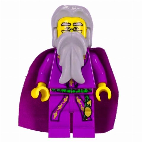 Minifigurka Albus Dumbledore, Yellow Skin, Purple Robes