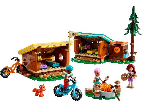 Zestaw LEGO® Adventure Camp Cozy Cabins (Friends)
