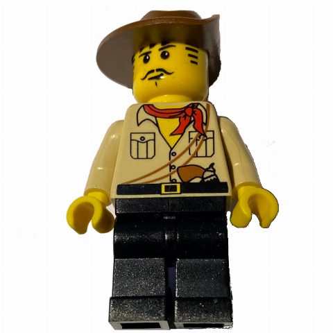 Minifigurka Johnny Thunder (Desert) with Chin Scar