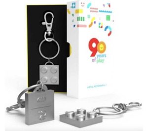 Zestaw LEGO® 90 Years of Play Metal Key Chain (Gear)