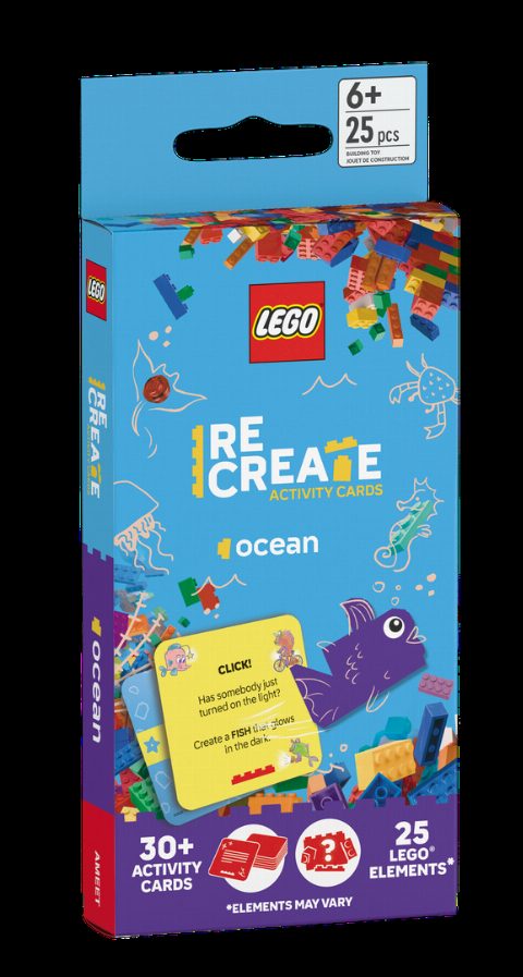 Zestaw LEGO ReCreate Activity Cards: Ocean (Gear)