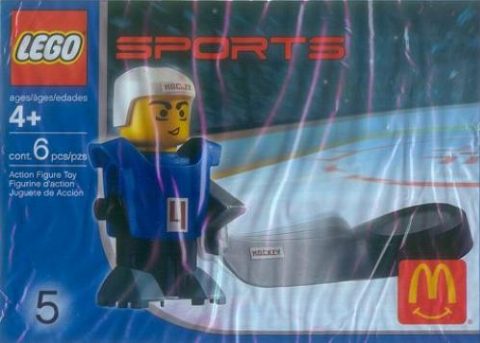 Zestaw LEGO McDonald's Sports Set Number 5 - Blue Hockey Player #4 (Sports)
