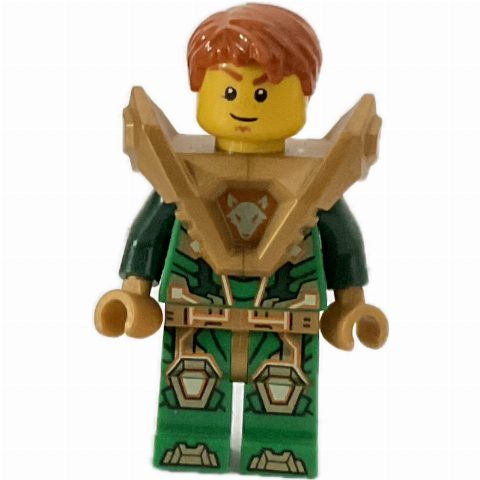 Minifigurka Aaron Fox with Hair and Shoulder Armor
