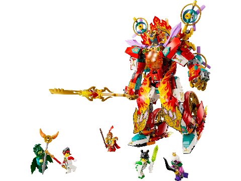 Zestaw LEGO Nezha's Ring of Fire Mech (Monkie Kid)