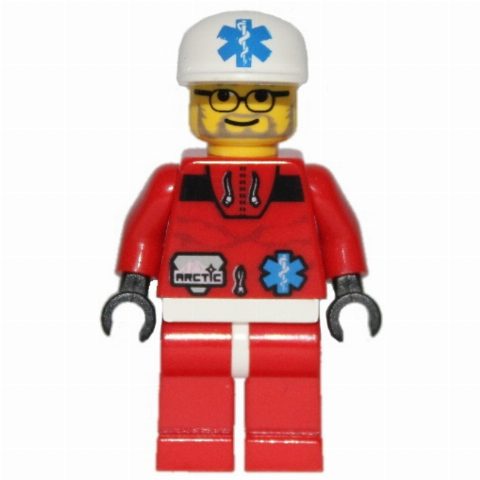 Minifigurka Arctic Medic, Red