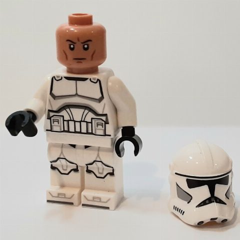 Minifigurka Clone Trooper, Phase II Armor, Nougat Head