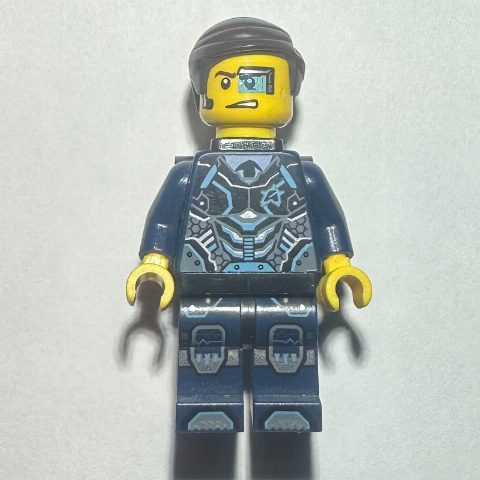Minifigurka Agent Curtis Bolt with Neck Bracket