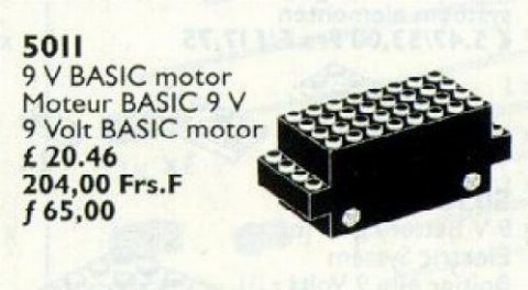 Zestaw LEGO® 9V Basic Motor (Service Packs)