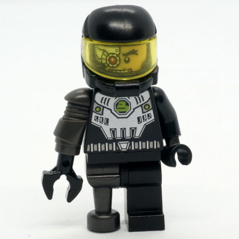 Minifigurka Space Villain - Flat Silver Peg Leg